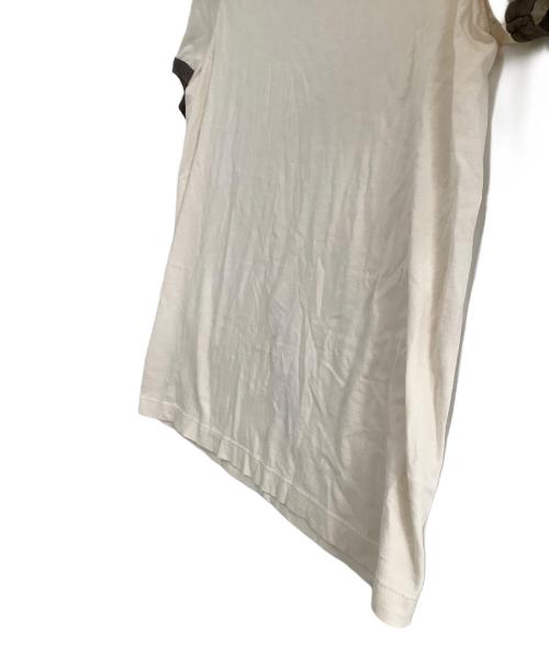 RICK OWENS（リックオウエンス）RICK OWENS (リックオウエンス) ショートスリーブTシャツ アイボリー サイズ:Sの古着・服飾アイテム