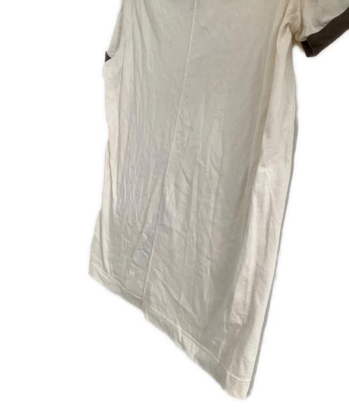 RICK OWENS（リックオウエンス）RICK OWENS (リックオウエンス) ショートスリーブTシャツ アイボリー サイズ:Sの古着・服飾アイテム