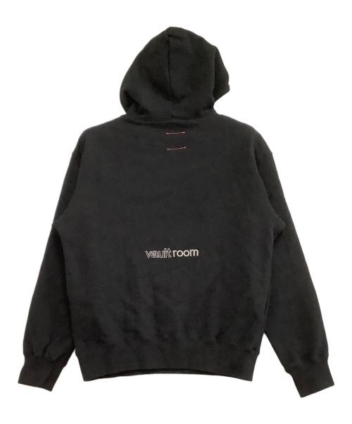 VAULTROOM（ボルトルーム）VAULTROOM (ボルトルーム) スクウェア・エニックス (スクウェア・エニックス) プルオーバーパーカー　FF ファイナルファンタジー セフィロス ブラック サイズ:Lの古着・服飾アイテム