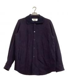 OVERCOAT（オーバーコート）の古着「ウールシャツジャケット　22AW」｜ネイビー