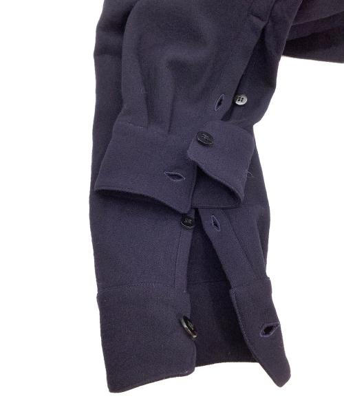 OVERCOAT（オーバーコート）OVERCOAT (オーバーコート) ウールシャツジャケット　22AW ネイビー サイズ:1の古着・服飾アイテム