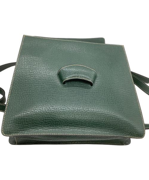 LOEWE（ロエベ）LOEWE (ロエベ) レザーショルダーバッグ　バルセロナ グリーンの古着・服飾アイテム