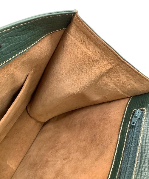 LOEWE（ロエベ）LOEWE (ロエベ) レザーショルダーバッグ　バルセロナ グリーンの古着・服飾アイテム