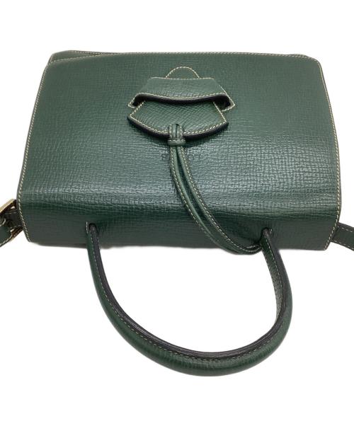 LOEWE（ロエベ）LOEWE (ロエベ) レザーショルダーバッグ　バルセロナ グリーンの古着・服飾アイテム
