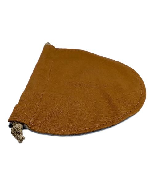 MARNI（マルニ）MARNI (マルニ) 巾着ポーチ ブルー×ブラウンの古着・服飾アイテム