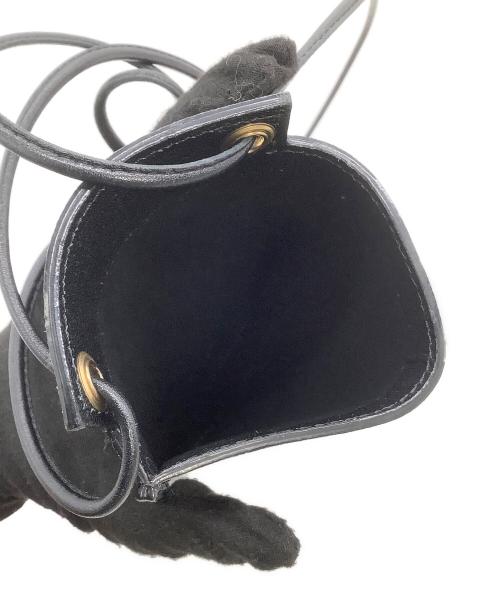 l'arcobaleno（ラルコバレーノ）l'arcobaleno (ラルコバレーノ) スマートダブルショルダーウォレット ブラックの古着・服飾アイテム