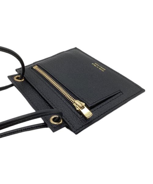 l'arcobaleno（ラルコバレーノ）l'arcobaleno (ラルコバレーノ) スマートダブルショルダーウォレット ブラックの古着・服飾アイテム