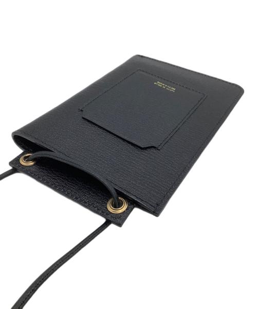 l'arcobaleno（ラルコバレーノ）l'arcobaleno (ラルコバレーノ) スマートダブルショルダーウォレット ブラックの古着・服飾アイテム