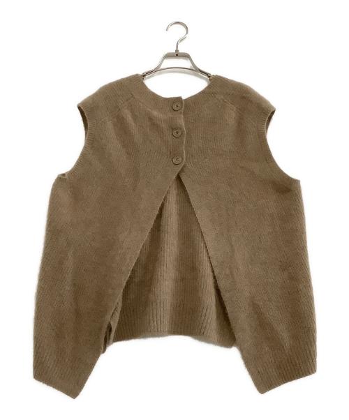 C.T.plage（シーティープラージュ）C.T.plage (シーティープラージュ) ニットジレ ベージュ サイズ:40の古着・服飾アイテム