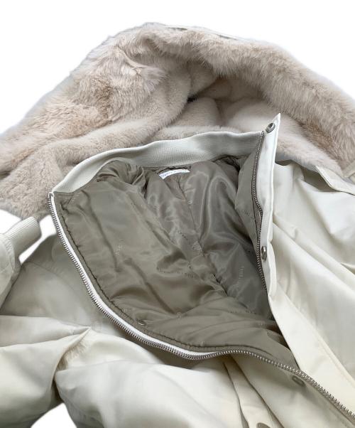 upper hights（アッパーハイツ）upper hights (アッパーハイツ) ミリタリーコート THE U-2 LONG HOODIE オフホワイトの古着・服飾アイテム