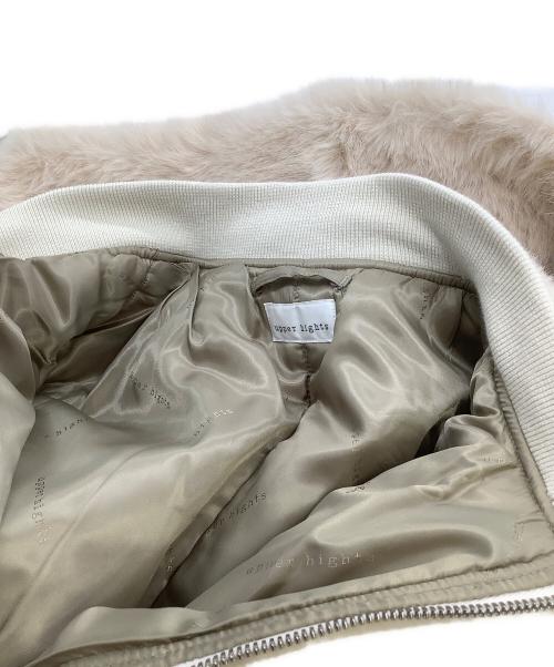 upper hights（アッパーハイツ）upper hights (アッパーハイツ) ミリタリーコート THE U-2 LONG HOODIE オフホワイトの古着・服飾アイテム