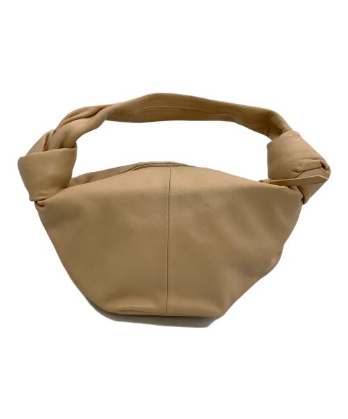BOTTEGA VENETA（ボッテガベネタ）BOTTEGA VENETA (ボッテガベネタ) ダブルノットミニバッグ ベージュの古着・服飾アイテム
