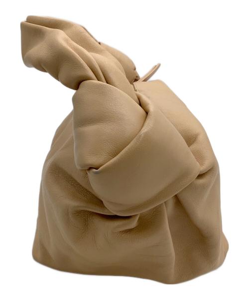 BOTTEGA VENETA（ボッテガベネタ）BOTTEGA VENETA (ボッテガベネタ) ダブルノットミニバッグ ベージュの古着・服飾アイテム