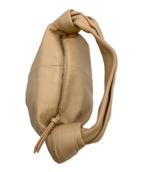 BOTTEGA VENETA（ボッテガベネタ）BOTTEGA VENETA (ボッテガベネタ) ダブルノットミニバッグ ベージュの古着・服飾アイテム