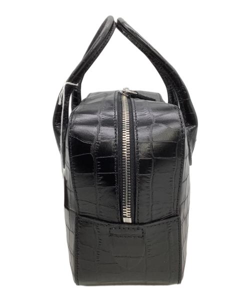 MAISON CANAU（メゾンカナウ）MAISON CANAU (メゾンカナウ) ボストンバッグ CROCO BOX-BOSTON ブラック 未使用品の古着・服飾アイテム