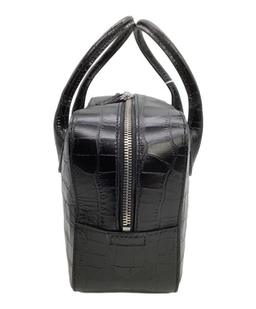 MAISON CANAU（メゾンカナウ）MAISON CANAU (メゾンカナウ) ボストンバッグ CROCO BOX-BOSTON ブラック 未使用品の古着・服飾アイテム