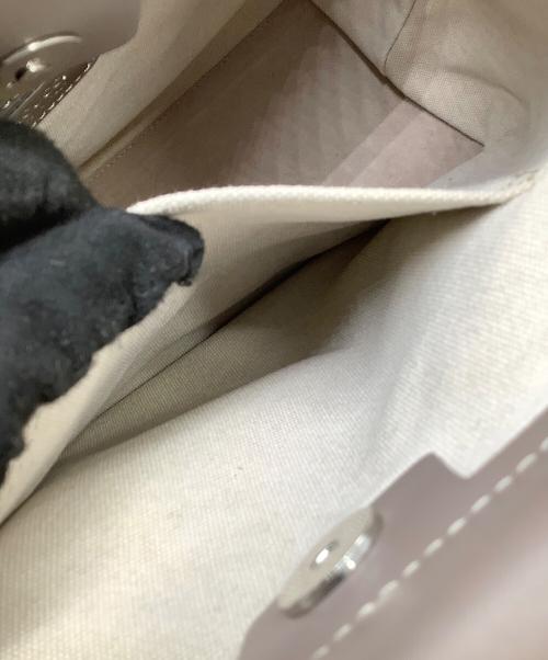 IACUCCI（イアクッチ）IACUCCI (イアクッチ) トートバッグ ソルベット M CANVAS/RUGA ベージュ×グレーの古着・服飾アイテム