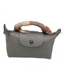 LONGCHAMP（ロンシャン）の古着「2WAYバッグ ル プリアージュ エクストラ XS」｜グレー