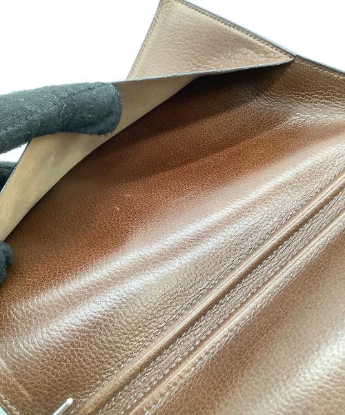 HERMES（エルメス）HERMES (エルメス) 手帳カバー　アジェンダ　グローブトロッター ブラウンの古着・服飾アイテム