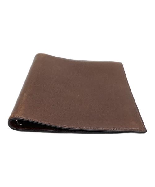 HERMES（エルメス）HERMES (エルメス) 手帳カバー　アジェンダ　グローブトロッター ブラウンの古着・服飾アイテム