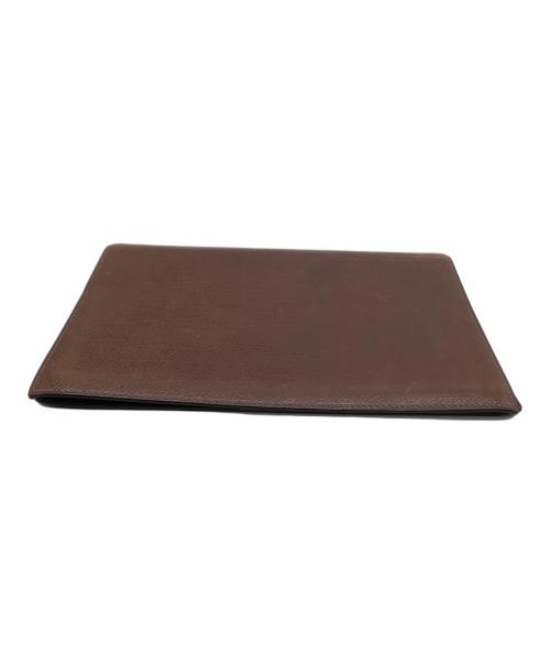 HERMES（エルメス）HERMES (エルメス) 手帳カバー　アジェンダ　グローブトロッター ブラウンの古着・服飾アイテム