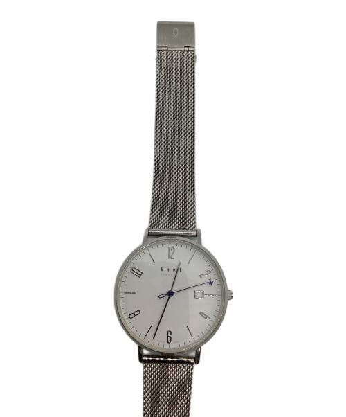 KNOT（ノット）KNOT (ノット) ANA (ソノタブランド) オリジナルソーラーウォッチ シルバーの古着・服飾アイテム