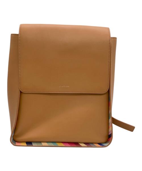 PAUL SMITH（ポールスミス）PAUL SMITH (ポールスミス) レザーリュック キャメルの古着・服飾アイテム