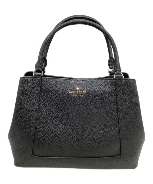 Kate Spade（ケイトスペード）Kate Spade (ケイトスペード) 2WAYバッグ レナ サッチェル ブラックの古着・服飾アイテム