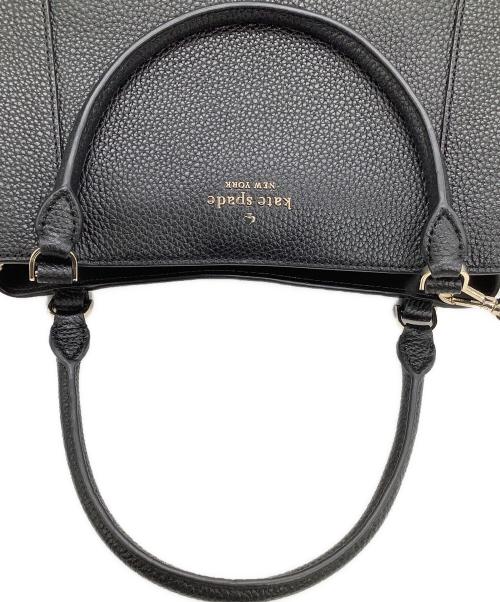 Kate Spade（ケイトスペード）Kate Spade (ケイトスペード) 2WAYバッグ レナ サッチェル ブラックの古着・服飾アイテム