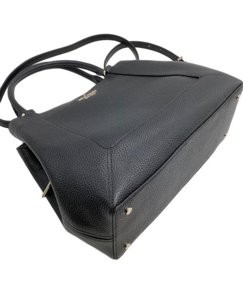 Kate Spade（ケイトスペード）Kate Spade (ケイトスペード) 2WAYバッグ レナ サッチェル ブラックの古着・服飾アイテム