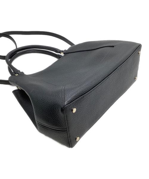 Kate Spade（ケイトスペード）Kate Spade (ケイトスペード) 2WAYバッグ レナ サッチェル ブラックの古着・服飾アイテム