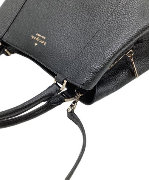Kate Spade（ケイトスペード）Kate Spade (ケイトスペード) 2WAYバッグ レナ サッチェル ブラックの古着・服飾アイテム