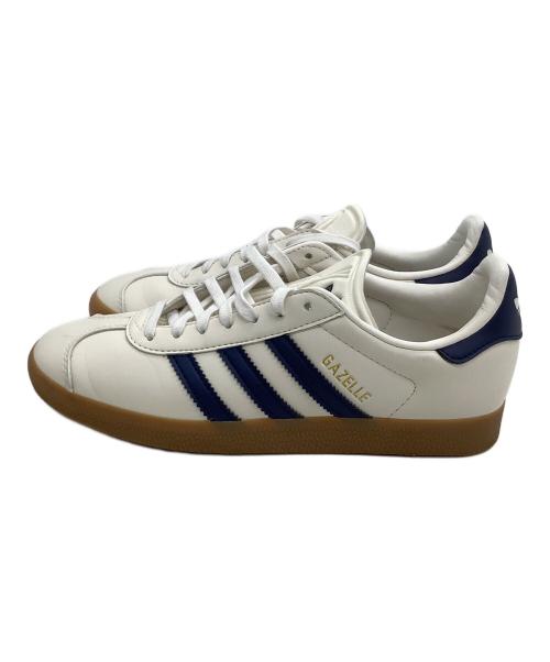adidas（アディダス）adidas (アディダス) ローカットスニーカー　GAZELLE ホワイト×ネイビー サイズ:23の古着・服飾アイテム