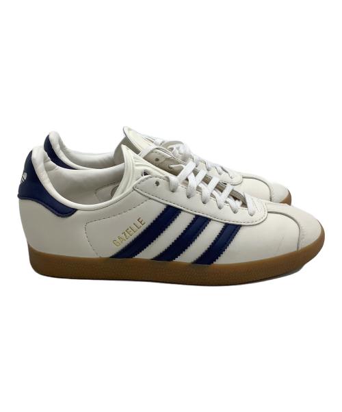adidas（アディダス）adidas (アディダス) ローカットスニーカー　GAZELLE ホワイト×ネイビー サイズ:23の古着・服飾アイテム