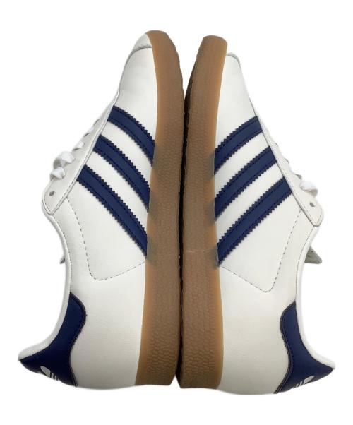 adidas（アディダス）adidas (アディダス) ローカットスニーカー　GAZELLE ホワイト×ネイビー サイズ:23の古着・服飾アイテム