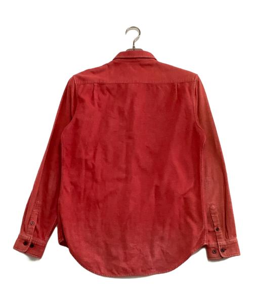 SUPREME（シュプリーム）SUPREME (シュプリーム) 長袖シャツ レッド サイズ:Mの古着・服飾アイテム