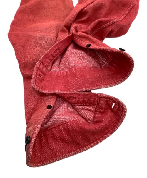 SUPREME（シュプリーム）SUPREME (シュプリーム) 長袖シャツ レッド サイズ:Mの古着・服飾アイテム