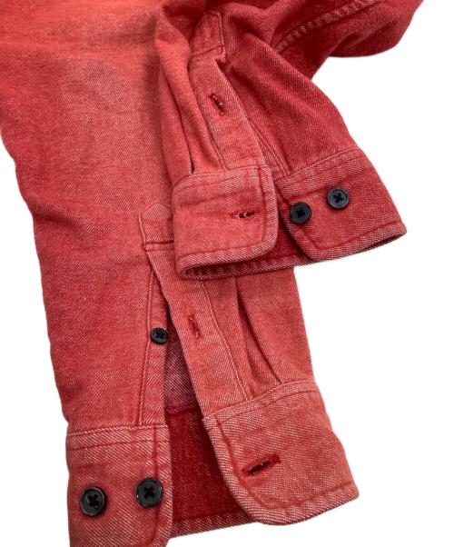 SUPREME（シュプリーム）SUPREME (シュプリーム) 長袖シャツ レッド サイズ:Mの古着・服飾アイテム