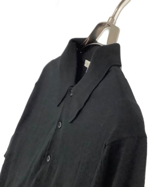 JOHN SMEDLEY（ジョンスメドレー）JOHN SMEDLEY (ジョンスメドレー) ニットポロシャツ ブラック サイズ:Sの古着・服飾アイテム