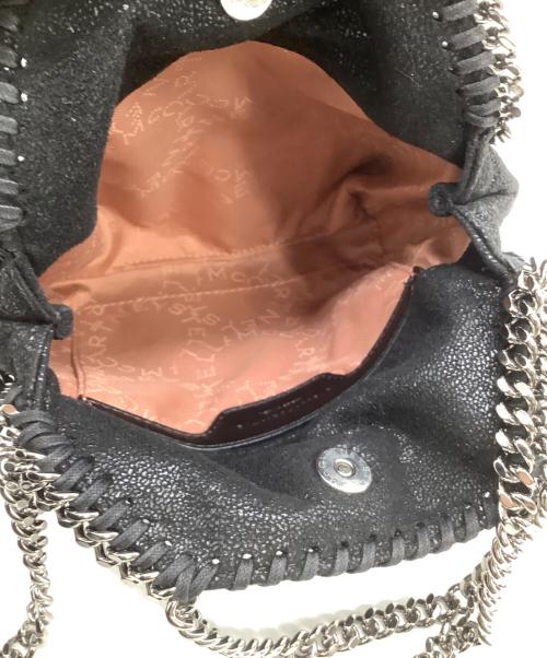 STELLA McCARTNEY（ステラマッカートニー）STELLA McCARTNEY (ステラマッカートニー) チェーンショルダーバッグ ファベラ ブラック×シルバーの古着・服飾アイテム