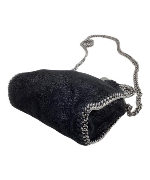 STELLA McCARTNEY（ステラマッカートニー）STELLA McCARTNEY (ステラマッカートニー) チェーンショルダーバッグ ファベラ ブラック×シルバーの古着・服飾アイテム