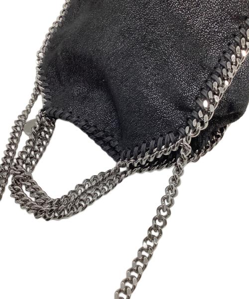 STELLA McCARTNEY（ステラマッカートニー）STELLA McCARTNEY (ステラマッカートニー) チェーンショルダーバッグ ファベラ ブラック×シルバーの古着・服飾アイテム