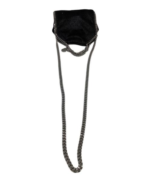 STELLA McCARTNEY（ステラマッカートニー）STELLA McCARTNEY (ステラマッカートニー) チェーンショルダーバッグ ファベラ ブラック×シルバーの古着・服飾アイテム