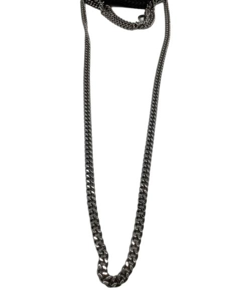 STELLA McCARTNEY（ステラマッカートニー）STELLA McCARTNEY (ステラマッカートニー) チェーンショルダーバッグ ファベラ ブラック×シルバーの古着・服飾アイテム