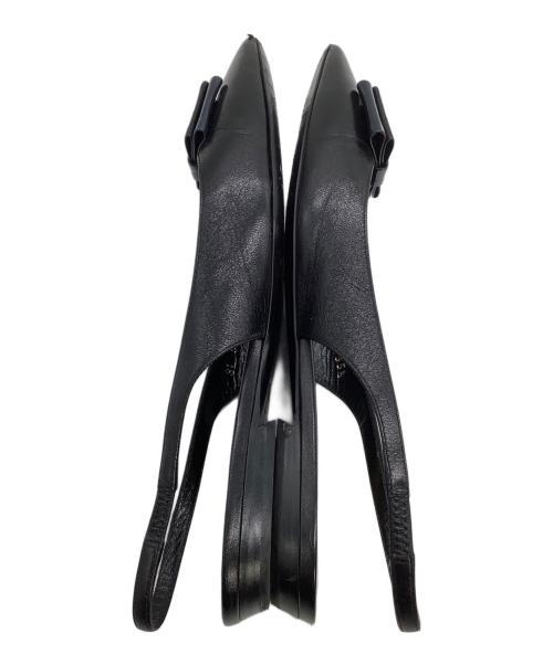 Saint Laurent Paris（サンローランパリ）Saint Laurent Paris (サンローランパリ) ポインテッドトゥパンプス　アナイス スリングバック ブラック サイズ:35 1/2の古着・服飾アイテム