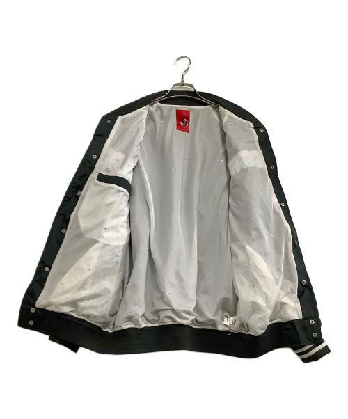 SWAGGER（スワッガー）SWAGGER (スワッガー) スタジャン オリーブ サイズ:Lの古着・服飾アイテム