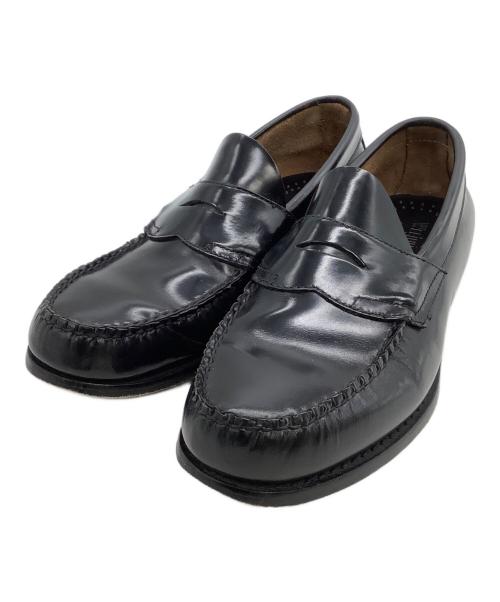 G.H.BASS&CO.（ジー・エイチ・バス・コー）G.H.BASS&CO. (ジー・エイチ・バス・コー) Weejuns (ウィージャン) ローファー LOGAN ブラック サイズ:7の古着・服飾アイテム