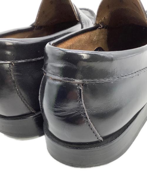 G.H.BASS&CO.（ジー・エイチ・バス・コー）G.H.BASS&CO. (ジー・エイチ・バス・コー) Weejuns (ウィージャン) ローファー LOGAN ブラック サイズ:7の古着・服飾アイテム