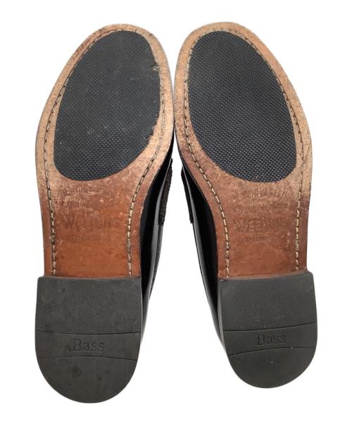 G.H.BASS&CO.（ジー・エイチ・バス・コー）G.H.BASS&CO. (ジー・エイチ・バス・コー) Weejuns (ウィージャン) ローファー LOGAN ブラック サイズ:7の古着・服飾アイテム