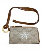 MCMエムシーエム）の古着「ジップカードケース　ランヤード」｜ブラウン